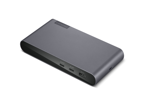 Picture of Lenovo 40B30090EU laptop dock/port replicator 2 x USB 3.2 Gen 2 (3.1 Gen 2) Type-C Grey