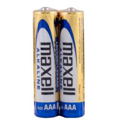 Изображение LR03/AAA baterija 1.5V Maxell Alkaline MN2400/E92 iepakojumā 2 gb. tray