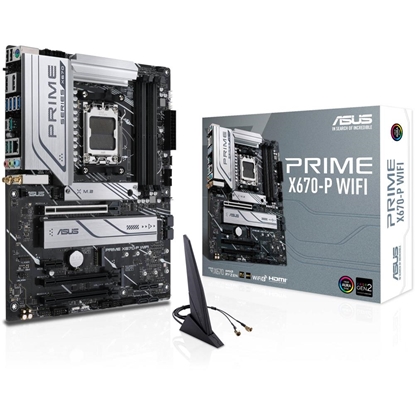 Picture of ASUS PRIME X670-P WIFI motherboard AMD X670 Socket AM5 ATX