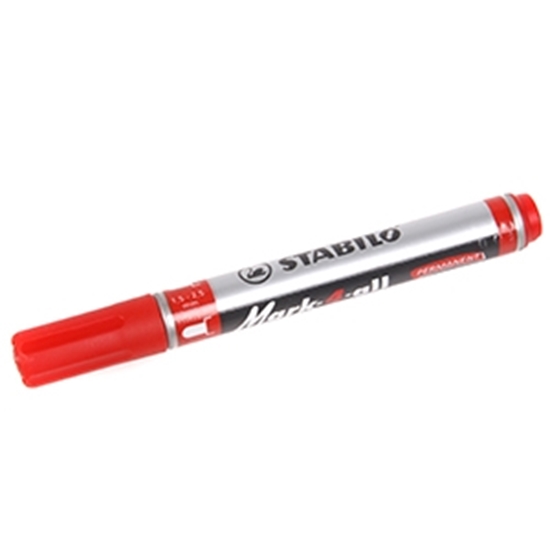 Изображение Marķieris STABILO Mark-4-all visām virsm.sarkans