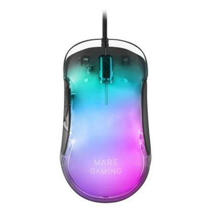 Attēls no Mars Gaming MMGLOW Gaming Mouse 12800DPI / 1000Hz / Chroma-Glow