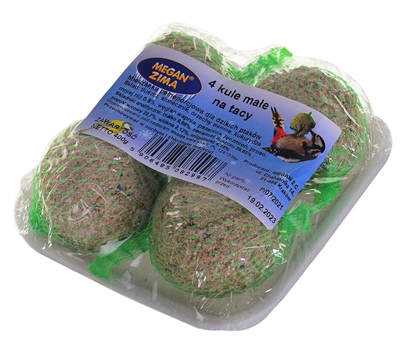 Изображение MEGAN set for titmice small balls - food for the bird - 4 balls