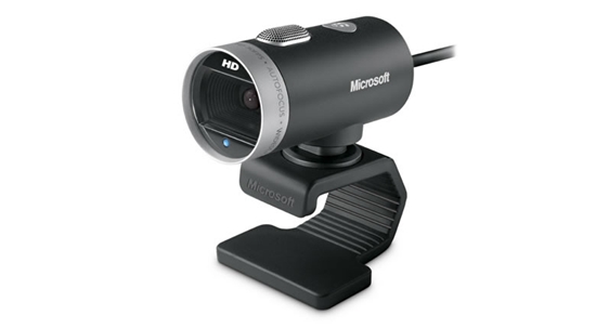 Picture of Microsoft LifeCam Cinema webcam 1 MP 1280 x 720 pixels USB 2.0 Black, Silver