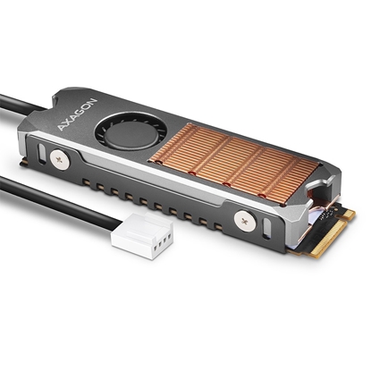 Picture of SSD ACC COOLER M.2 COPPER FAN/CLR-M2FAN AXAGON
