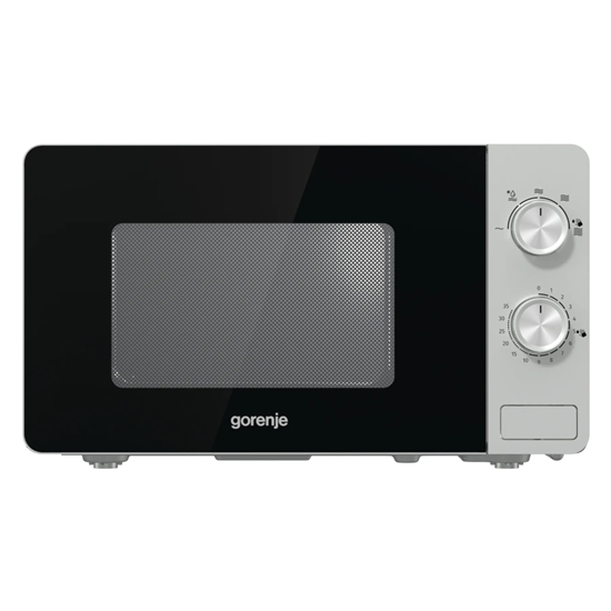 Изображение GORENJE Microwave Oven MO20E1S Free standing, 20 L, 800 W, Silver