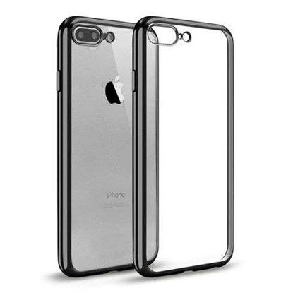 Picture of Mocco Electro Jelly Silicone Case for Apple iPhone 6 / 6S Transparent - Black