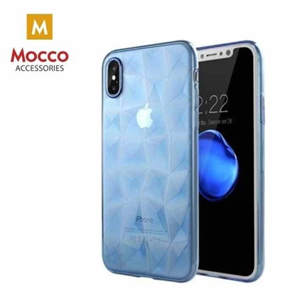 Attēls no Mocco Trendy Diamonds Silicone Back Case for Apple iPhone 7 Plus / 8 Plus Blue