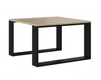 Picture of MODERN MINI table 67x67x40 cm Sonoma oak/Black