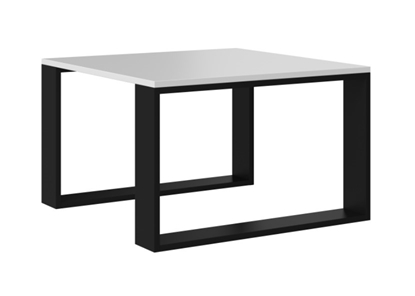 Attēls no MODERN MINI table 67x67x40 cm White/Black