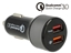 Изображение Navilock Car charger 2 x USB Type-A with QualcommÂ® Quick Chargeâ¢ 3.0