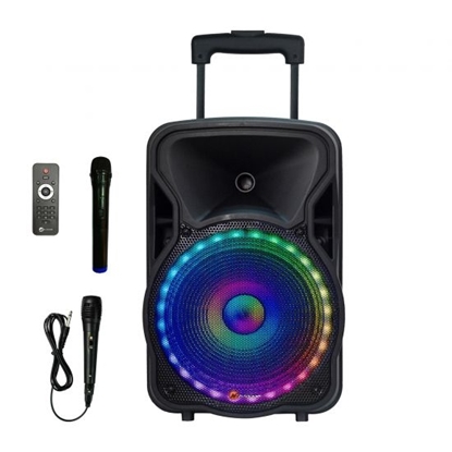 Picture of N-Gear | Portable Speaker | The Flash 1205 | 300 W | Bluetooth | Black | Wireless connection