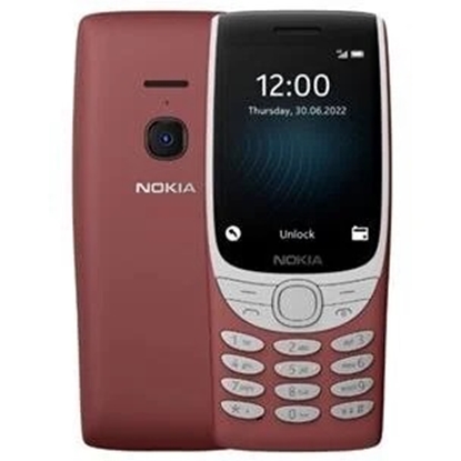 Изображение Nokia | 8210 | Red | 2.8 " | TFT LCD | 240 x 320 | Unisoc | 0.128 GB | Dual SIM | Nano-SIM | Yes | Main camera 0.3 MP | Secondary camera  MP | 1450  mAh | Bluetooth | 5.0