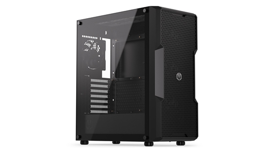 Picture of Case|ENDORFY|Regnum 400 Air|MidiTower|Case product features Transparent panel|Not included|ATX|MicroATX|MiniITX|Colour Black|EY2A008