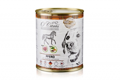 Изображение O'CANIS canned dog food- wet food- horse meat with potato- 800 g