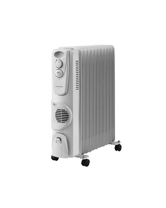 Attēls no ORAVA | OH-11A | Oil Filled Radiator | 2500 W | Number of power levels 3 | White