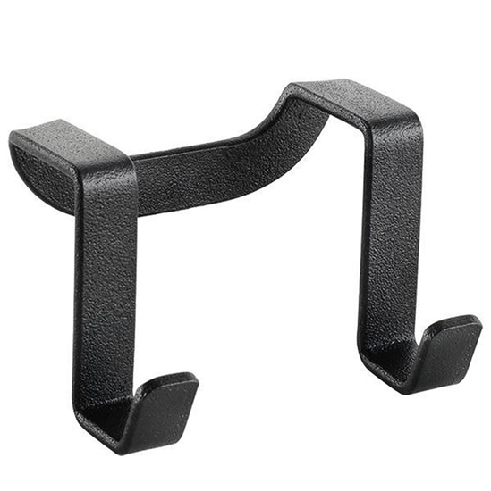 Picture of Pakaramais virtuves durvju Lava 6x4x4cm, 2-āķi, melns