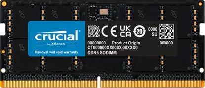 Attēls no Crucial DDR5-5200           32GB SODIMM CL42 (16Gbit)