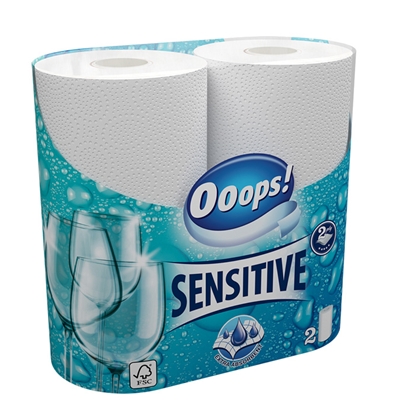 Picture of Papīra dvieļi Ooops! Sensitive 2-ruļļi