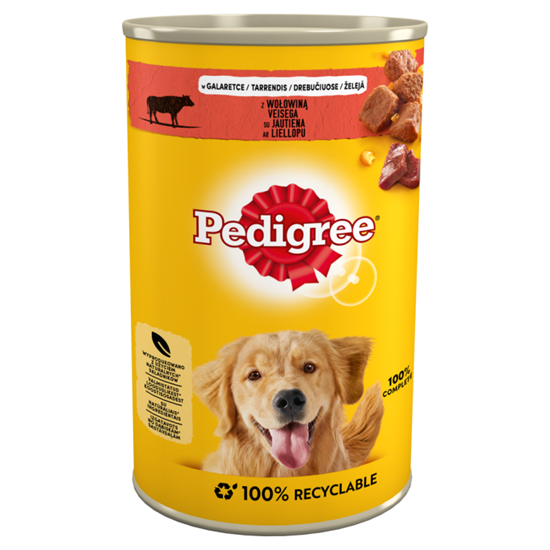 Picture of Pedigree 5900951015854 dogs moist food Beef Adult 1.2 kg