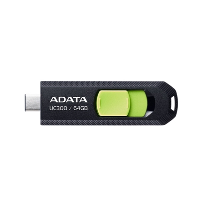 Attēls no MEMORY DRIVE FLASH USB-C 64GB/ACHO-UC300-64G-RBK/GN ADATA