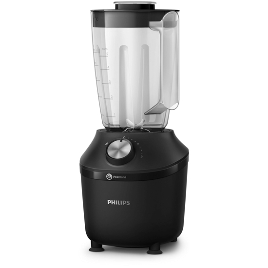 Изображение Philips 3000 series HR2191/01 blender 2 L Tabletop blender 600 W Black, Transparent