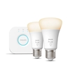 Picture of Philips Hue White Starter kit: 2 E27 smart bulbs (1100)