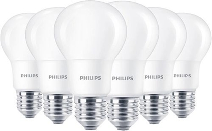 Attēls no Philips LED Spuldzes 8W (60W) E27 806Lm WW FR A60 ND 6gab.