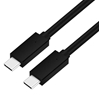 Изображение Platinet cable USB-C - USB-C 5A 100W 1m, black (PUCC5A1B)