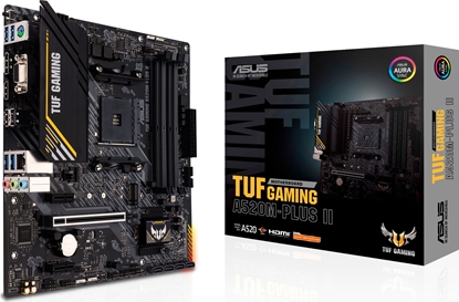 Picture of ASUS TUF GAMING A520M-PLUS II AMD A520 Socket AM4 micro ATX