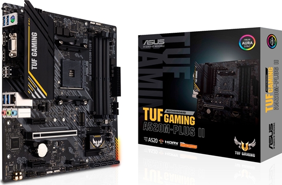 Изображение ASUS TUF GAMING A520M-PLUS II AMD A520 Socket AM4 micro ATX