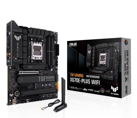 Picture of ASUS TUF GAMING X670E-PLUS WIFI AMD X670 Socket AM5 ATX