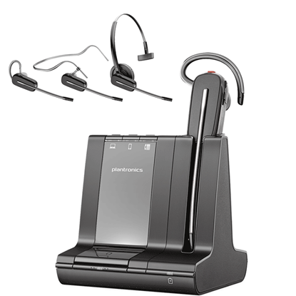 Picture of Poly | Savi 8240 Office, S8240 | Headset | Built-in microphone | Wireless | Bluetooth, USB Type-A | Black