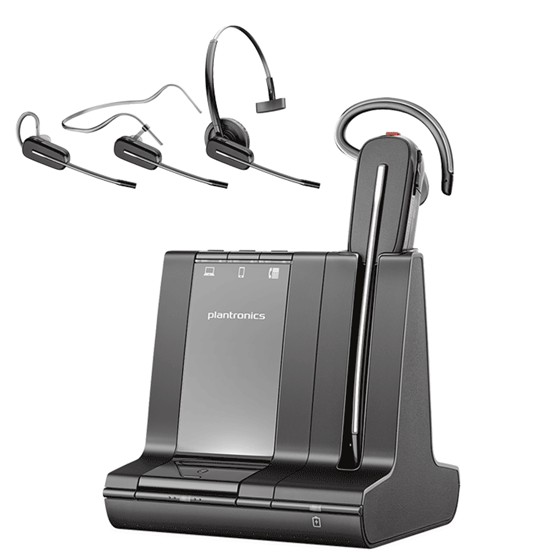 Изображение Poly | Headset | Savi 8240 Office, S8240 | Built-in microphone | Wireless | Bluetooth, USB Type-A | Black
