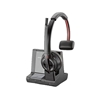 Picture of Poly | Savi, W8210/A 3 in 1, Dect | Headset | Built-in microphone | Wireless | Headband | Bluetooth | Black