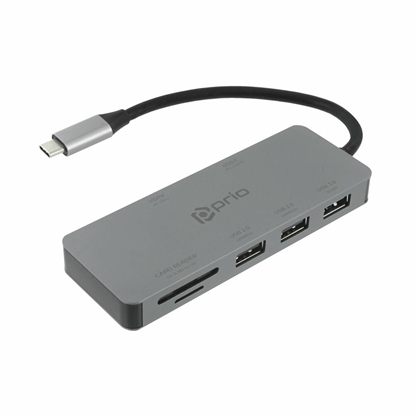 Attēls no Prio 7in1 Multiport USB-C Adapter