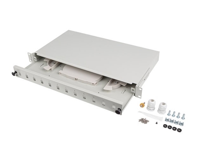 Изображение Lanberg 19" 1U FIBER PATCH PANEL 12XSC SIMPLEX / 12XLC DUPLE