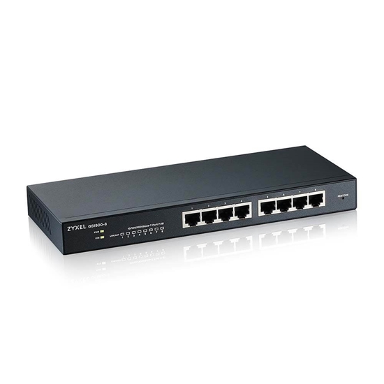 Picture of Zyxel GS1900-8 V2 8 Port GbE L2 smart switch
