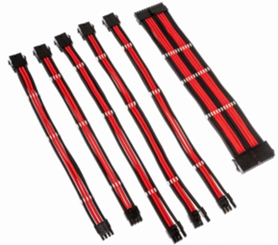 Picture of PSU Kabeļu Pagarinātāji Kolink Core 6 Cables Black / Red