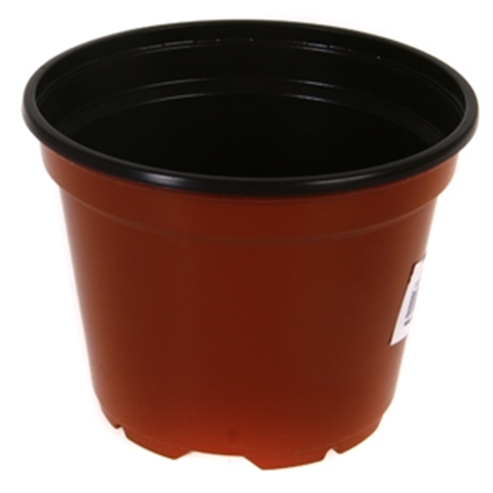 Picture of Puķu pods plastmasas brūns 1gab.