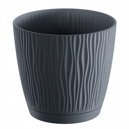 Attēls no Puķu pods Sandy antracīts d14.9xh13.9cm