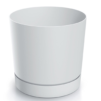 Attēls no Puķu pods Tubo P balts d14.8xh14.7cm