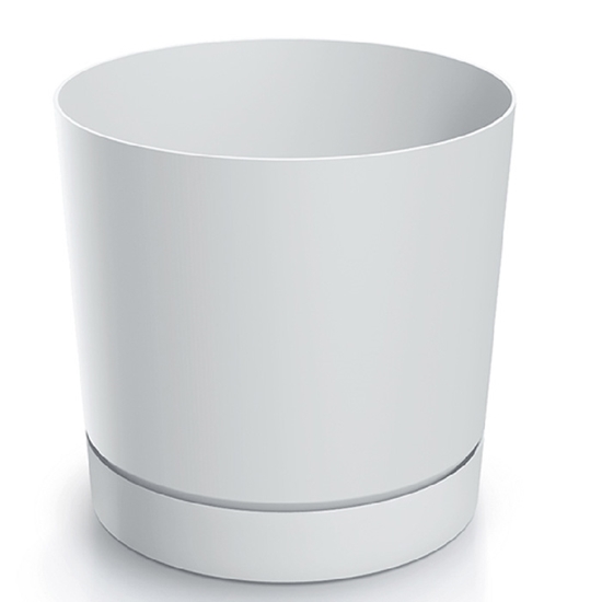 Picture of Puķu pods Tubo P balts d14.8xh14.7cm