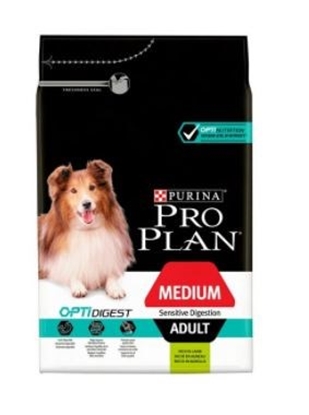 Attēls no Purina Pro Plan Adult Medium Sensitive Digestion- Lamb- Dry Dog Food- 3 kg
