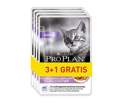 Picture of PURINA Pro Plan Junior Turkey - wet cat food - 85g 3+1