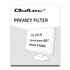 Picture of Qoltec 51060 Privacy filter 24" | 16:9