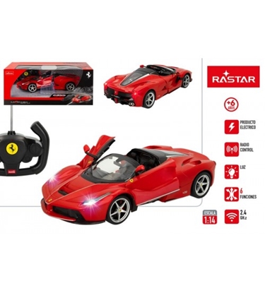Изображение Radiovadāmā mašīna Ferrari Laferar 1:14 6 virz., lukturi, durvji, baterijas, 6+ CB41270