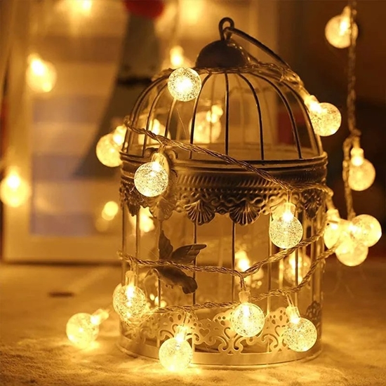 Изображение RoGer Bulb String Lights 100 LED Warm-White 10m