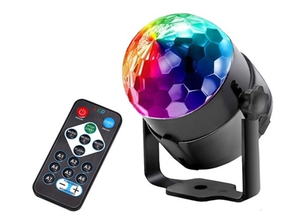 Picture of RoGer Projector / Disco Ball / RGB LED + Remote Control