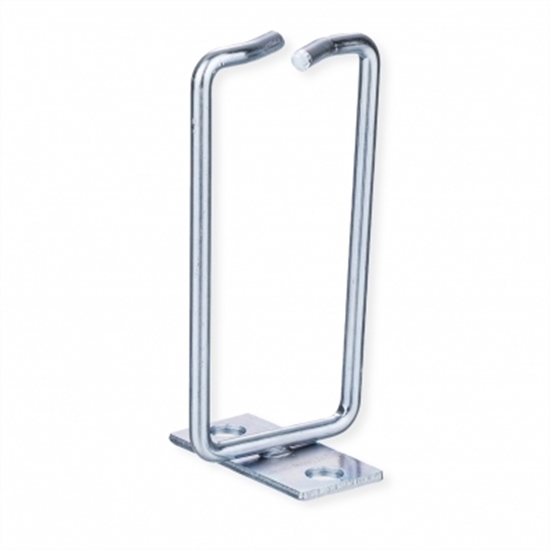 Picture of Roline 19" Cable Manager, 40x80mm, metal, Mounting central, cable entry central