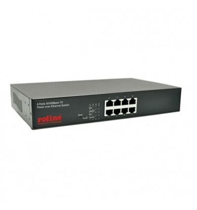 Picture of ROLINE PoE Fast Ethernet Switch, 130 W, 8 Ports